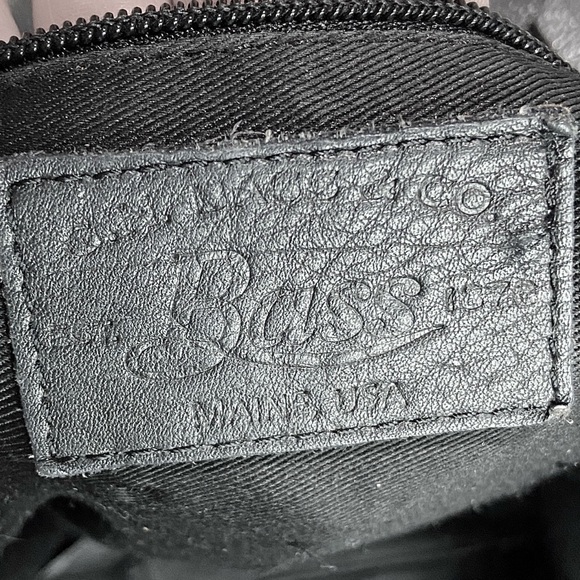 G H Bass & Co Large Tote Shoulder Bag Black Purse - Picture 9 of 11